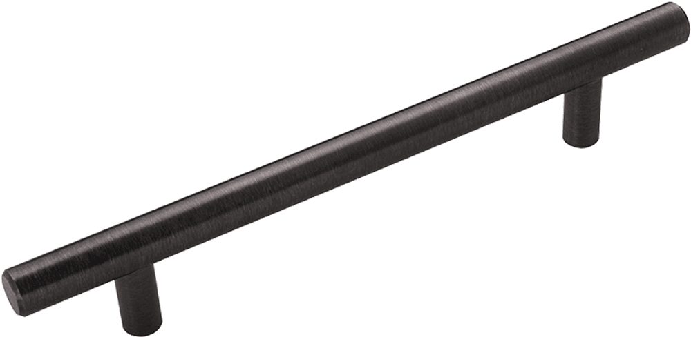 6-5/16" Bar pulls Cabinet Pull, Brushed Black Nickel (10/Box)