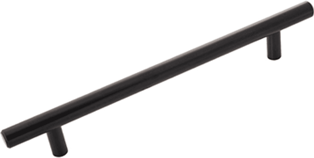 6-5/16" Bar pulls Cabinet Pull, Matte Black (10/Box)