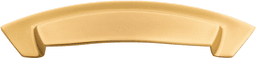 3" Velocity Cup Pull, Flat Ultra Brass (5/Box)