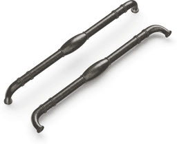 18" Williamsburg Appliance Pull, Black Nickel Vibed