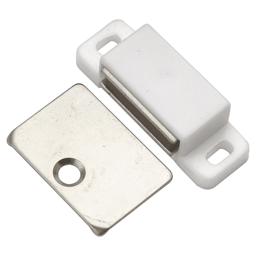 1-13/16" Catches Magnetic Catch, White (Box/25)