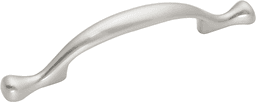 3" x 5" x 1/2" Southwest Arch Pull, Satin Nickel