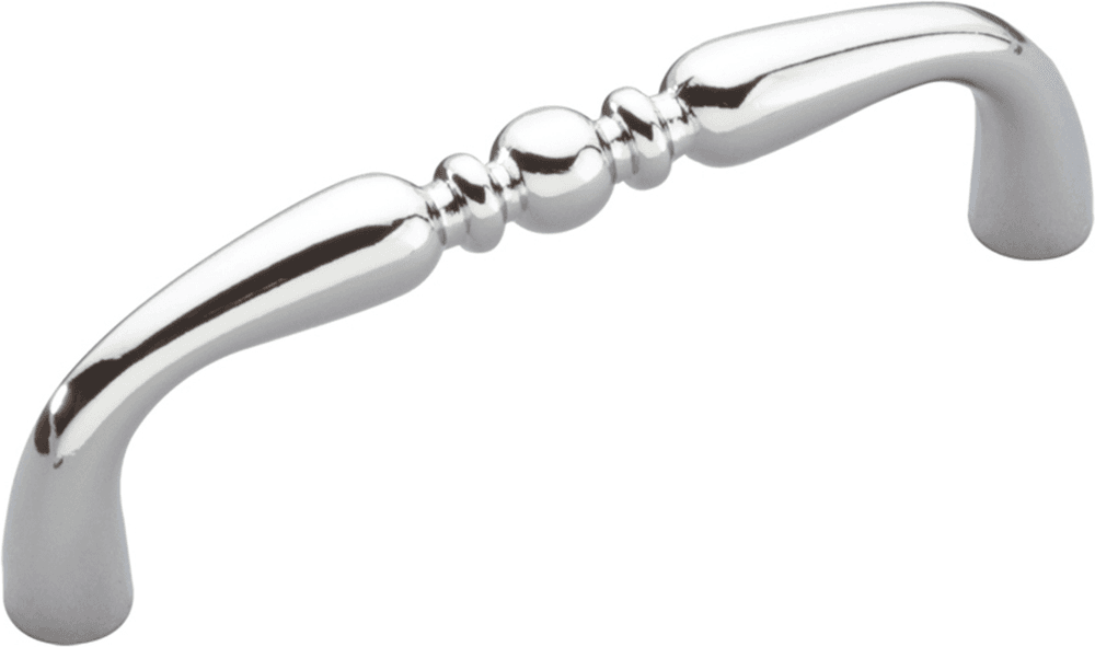 3" x 3-1/4" x 3/8" Southwest Handle Pull, Chrome