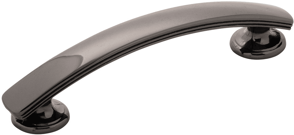 3-3/4" American Diner Arch Pull, Black Nickel
