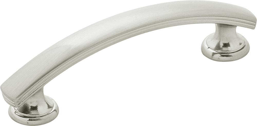 3" American Diner Arch Pull, Satin Nickel