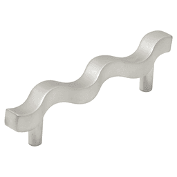 3-3/4" Metropolis Cabinet Pull, Pearl Nickel