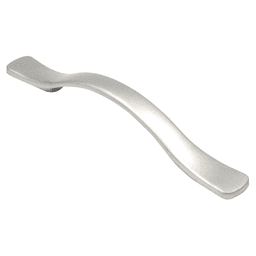 4" Euro-Contemporary Arch Pull, Pearl Nickel