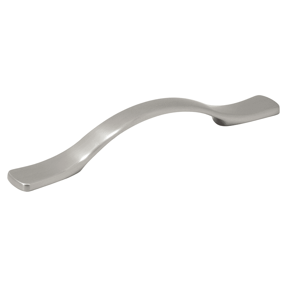 4" Euro-Contemporary Arch Pull, Satin Nickel