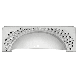 3-3/4" Craftsman Cup Pull, Chrome (10/Box)