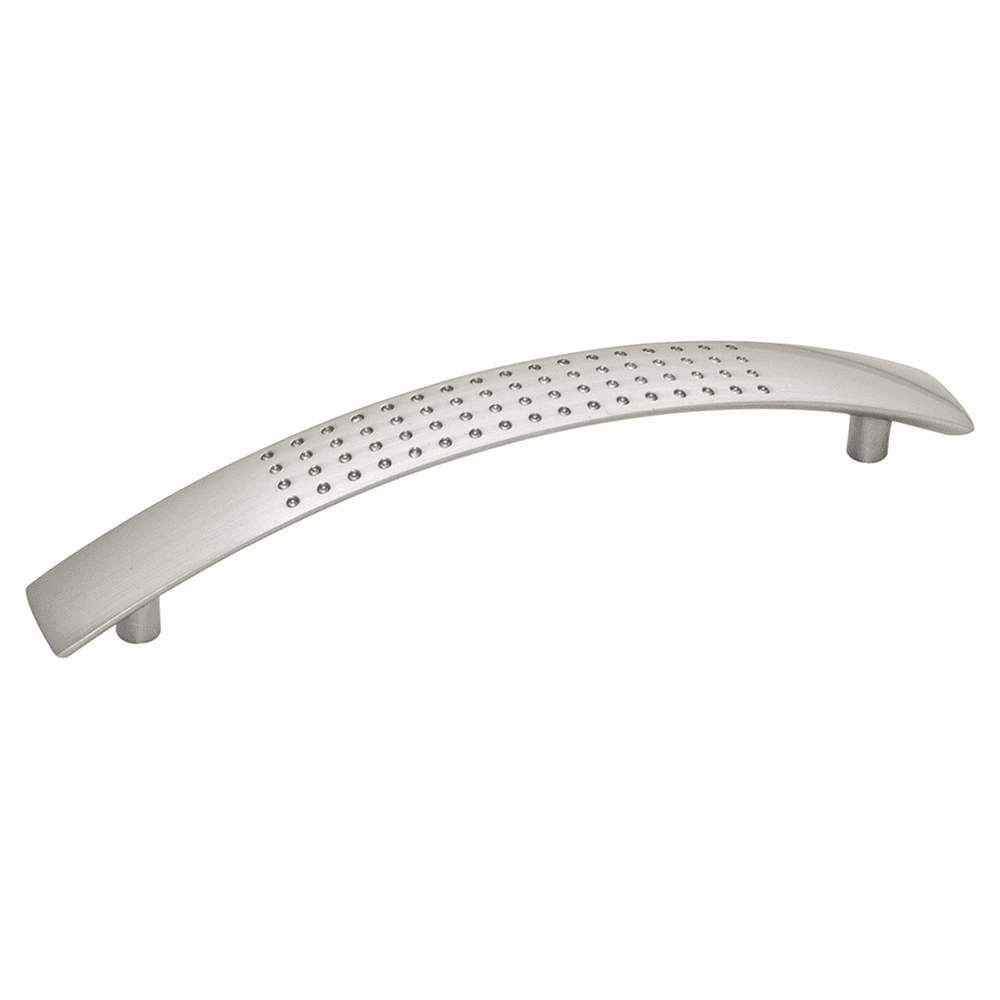 5-1/16" x 6 1/4" Metropolis Cabinet Pull, Satin Nickel