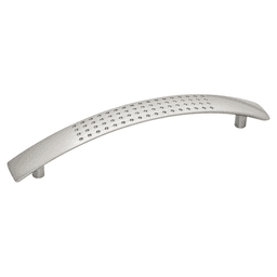 5-1/16" x 6 1/4" Metropolis Cabinet Pull, Satin Nickel