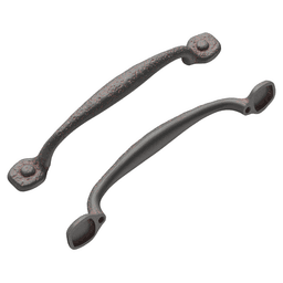 8" Refined Rustic Appliance Pull, Rustic Iron