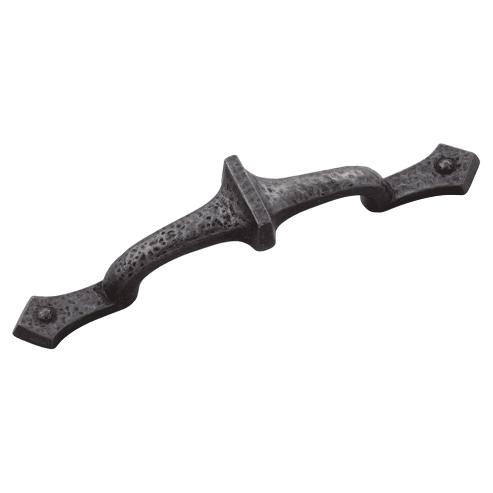 3" Mountain Lodge Cabinet Pull, Black Iron (10/Box)