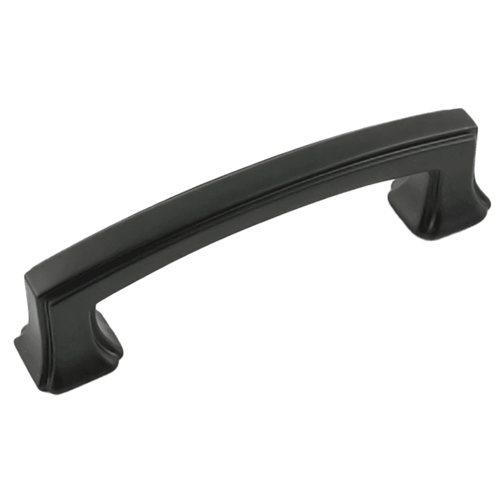 3" Bridges Cabinet Handle Pull, Matte Black