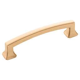 3-3/4" Bridges Cabinet Pull, Brushed Golden Brass