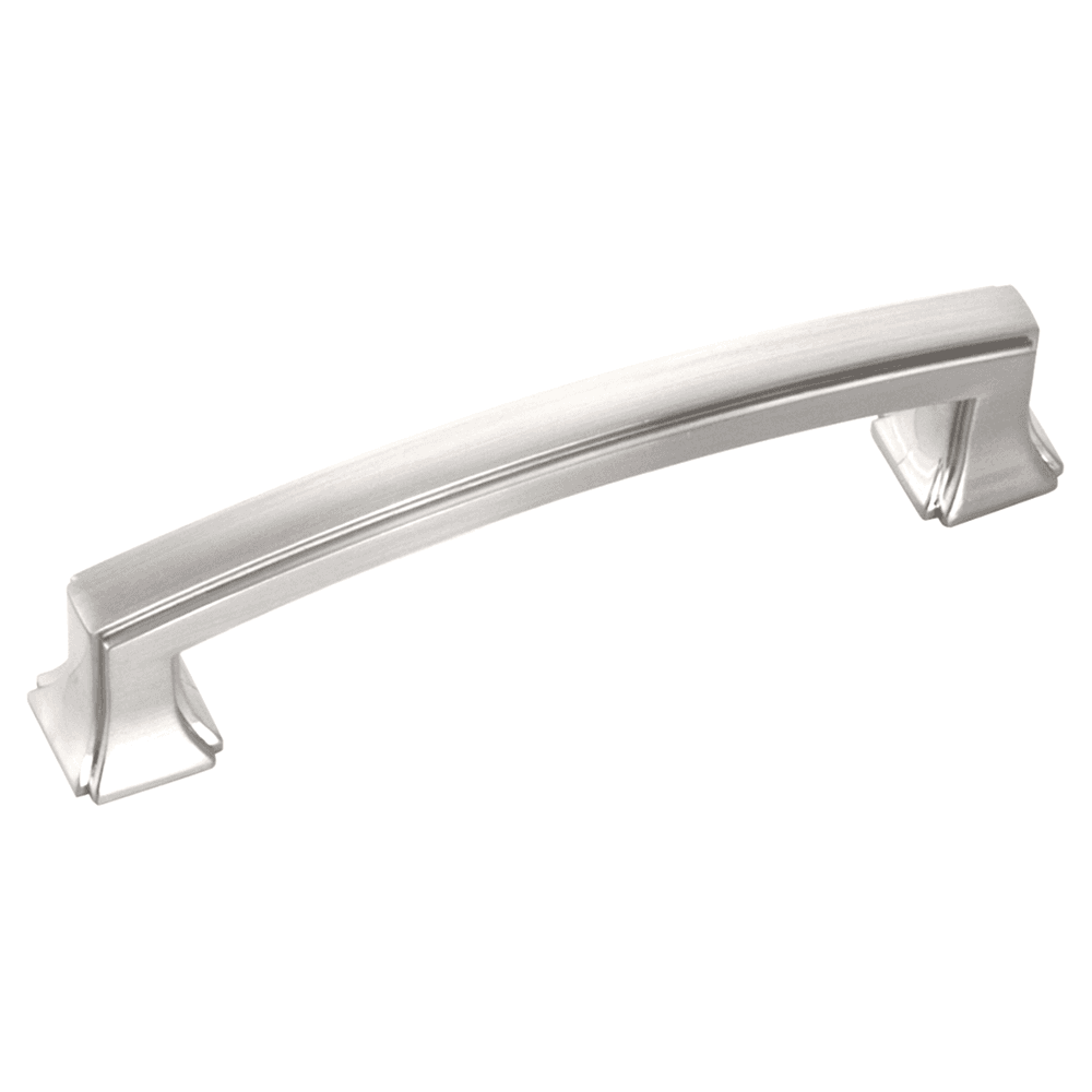 3-3/4" Bridges Cabinet Pull, Satin Nickel (10/Box)