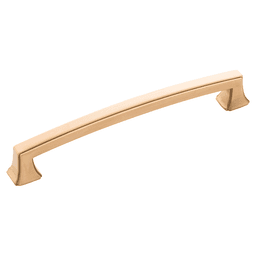 6-5/16" Bridges Cabinet Pull, Brushed Golden Brass