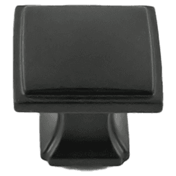 1-1/4" Bridges Cabinet Knob, Matte Black
