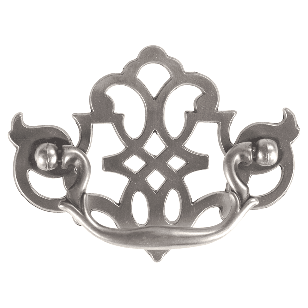 3" Manor House Cabinet Pull, Silver Stone (10/Box)