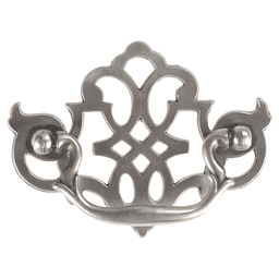 3" Manor House Cabinet Pull, Silver Stone (10/Box)