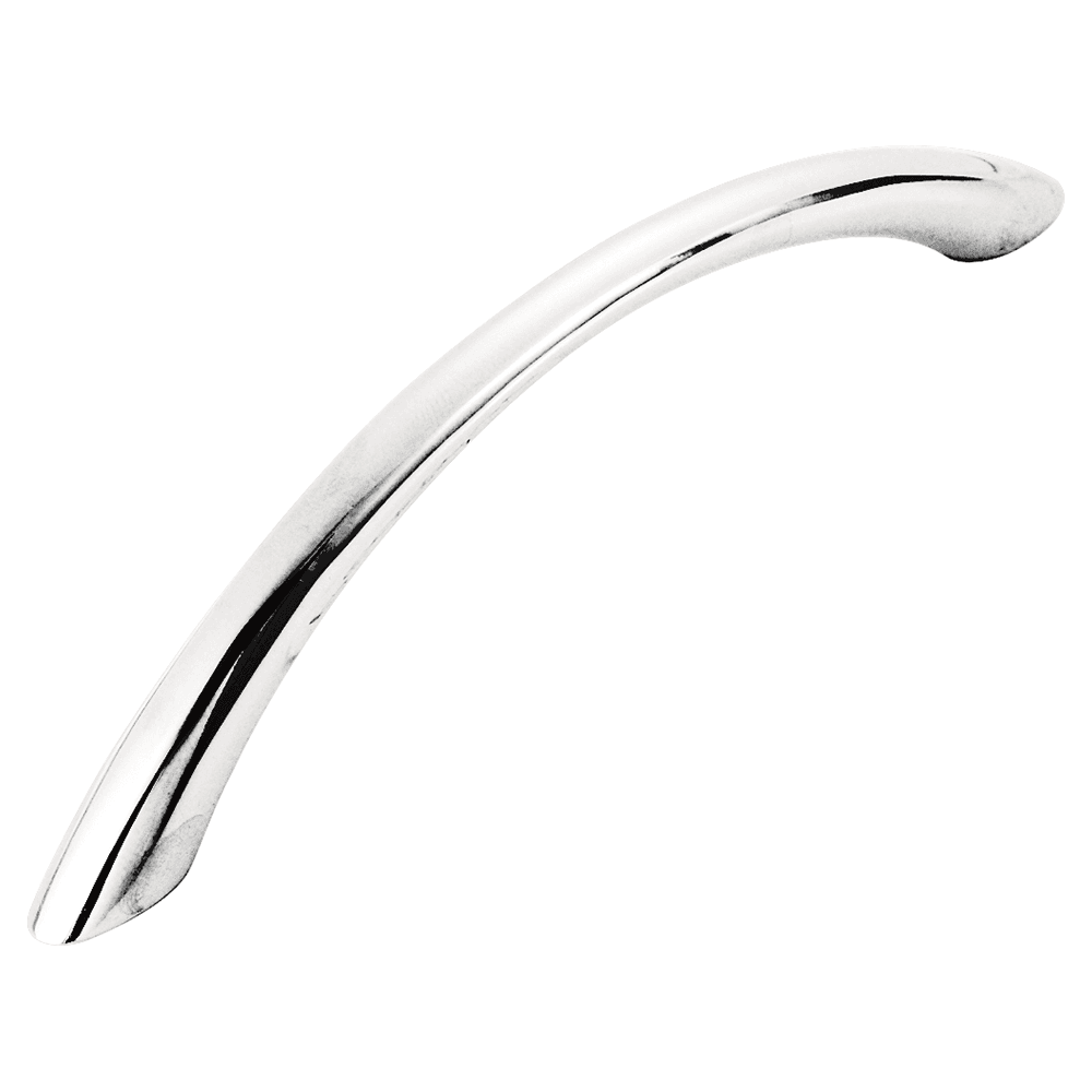 3-3/4" Metropolis Contemporary Arch Pull, Chrome