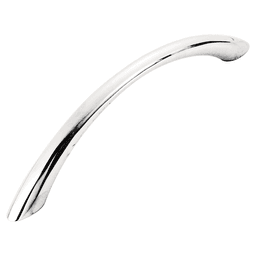 3-3/4" Metropolis Contemporary Arch Pull, Chrome