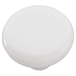 1-1/2" Wire Pulls Cabinet Knob, White