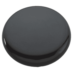 1-1/2" Wire Pulls Cabinet Knob, Black