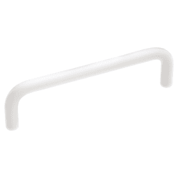 4" Wire Pulls Cabinet Pull, White