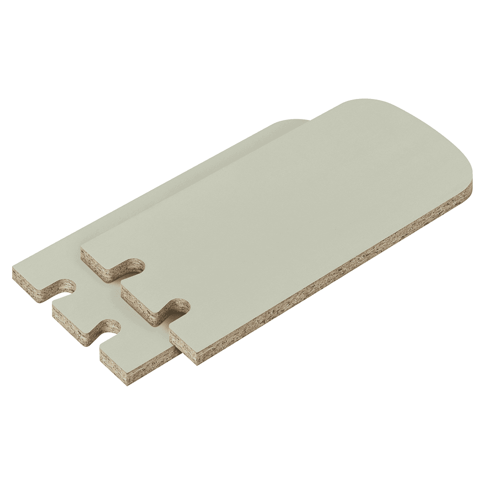 2-Piece 253mm Spacer Set, Natural