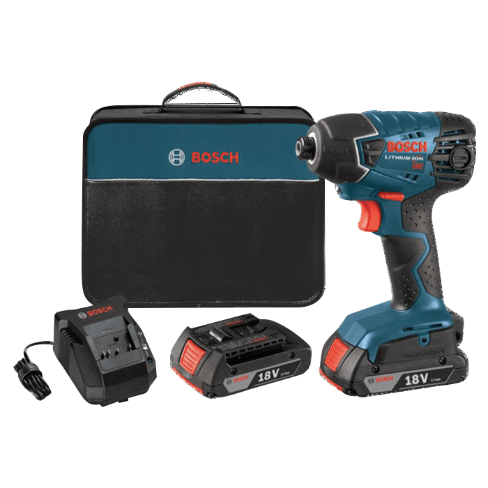18 V Lithium-Ion 1/4" Hex Impact Drive Kit, 1500lb Torque