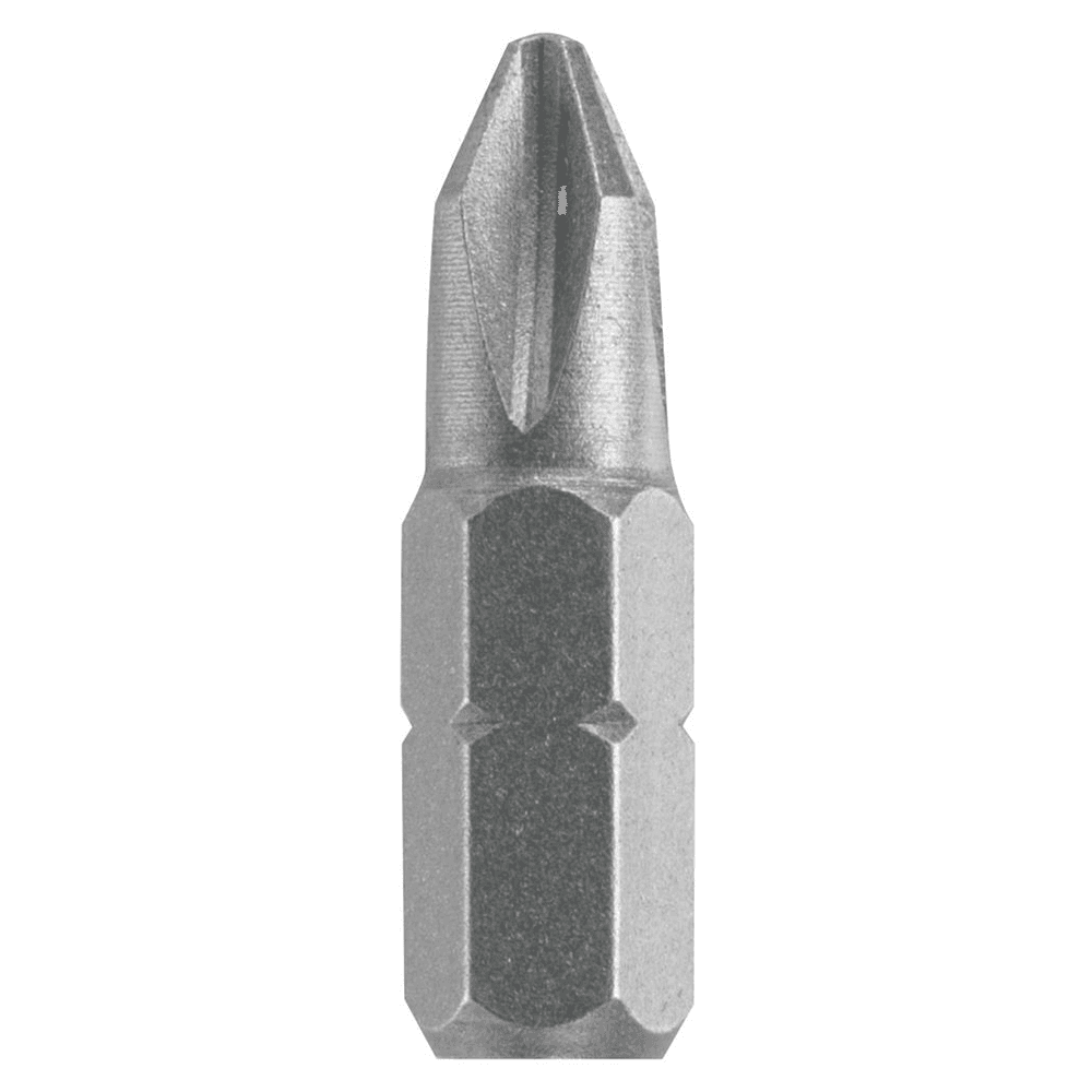 #1 x 1" Phillips Drive Insert Bit, 1/4" Shank