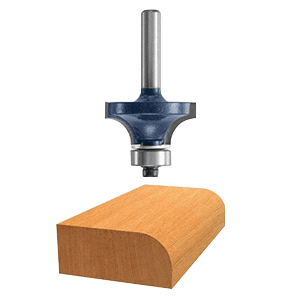 2" x 1/4" Radius Corner Roundover Bit, 2-Flute, 1/4" Shank