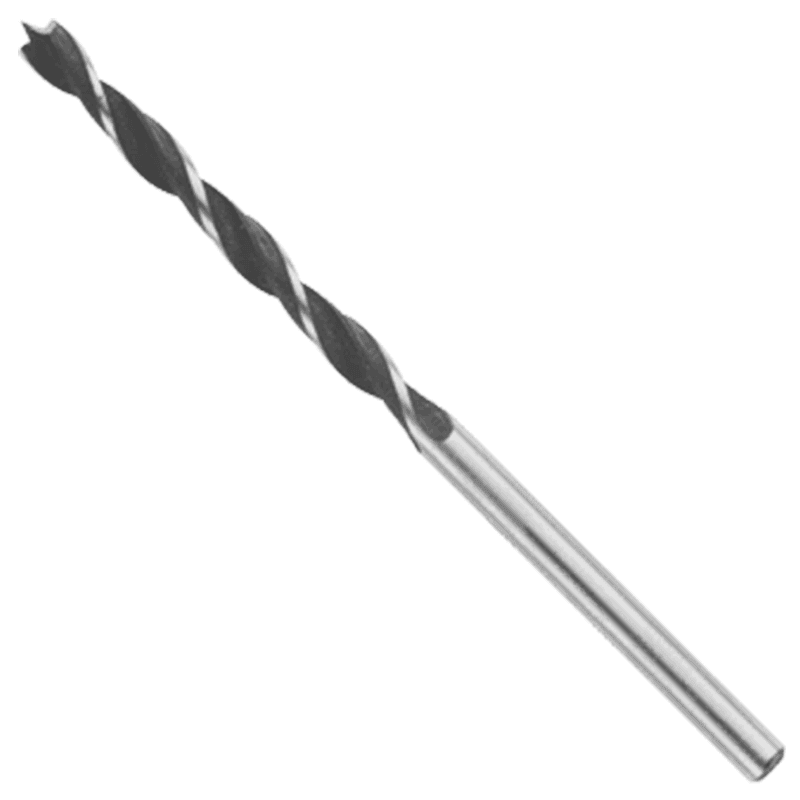 3/16" x 3-1/2" Brad Point Drill Bit, 3/16" Shank