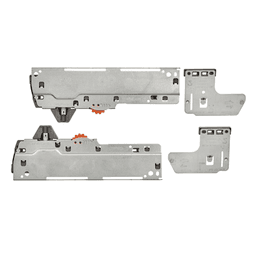 Legrabox/Movento L1 Tip-On Unit/Trigger with 44lb Capacity, Light Gray, 15" - 21"