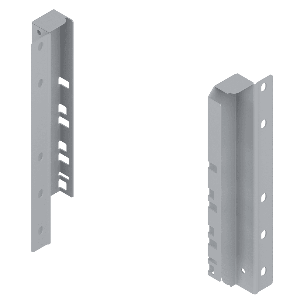 Tandembox Rear Fixing Bracket Set, D-Height, Gray