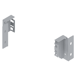 Tandembox Rear Fixing Bracket Set, M-Height, Gray
