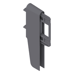 1/2" ORGA-LINE Spring Connector, Gray