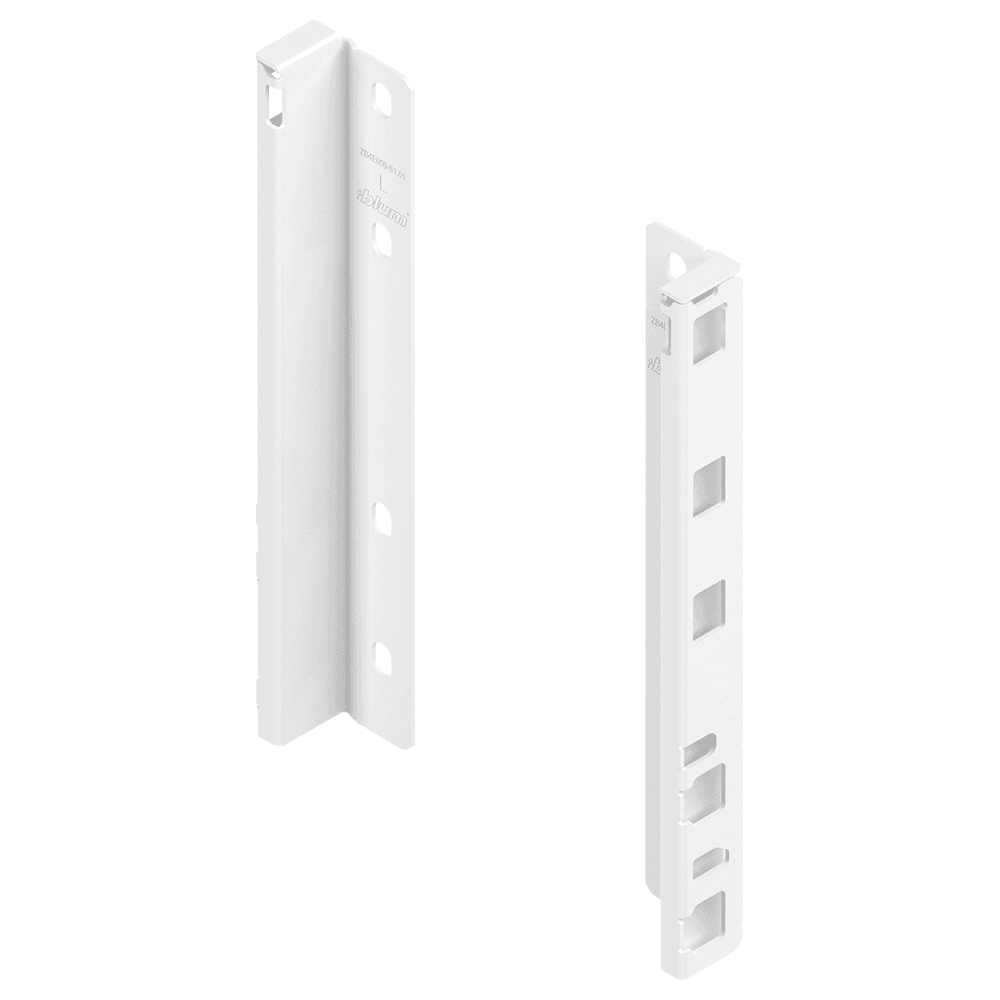 Merivobox Back Fixing Bracket E-Height 209mm, Silk White Matte