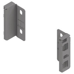 Merivobox Back Fixing Bracket M-Height 108mm, Indium Gray Matte