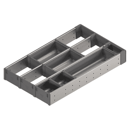 Orga-Line 3-Tried Utensil Tray Set, Stainless Steel, 21