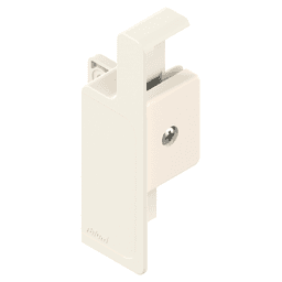 Metabox 320M Left-Hand Interior Front Fixing Bracket, Full Extension, 3-3/8", White