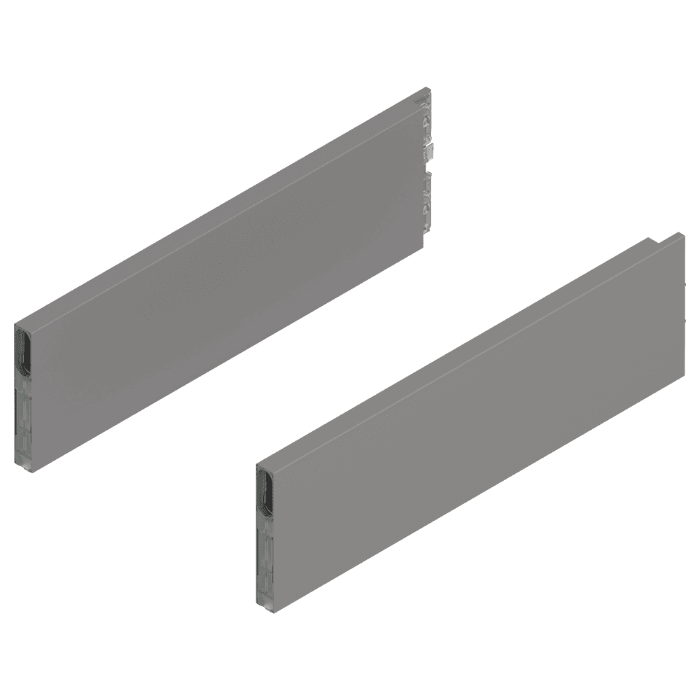 Merivobox Boxcap Set E-Height, Indium Gray Matte, 350mm