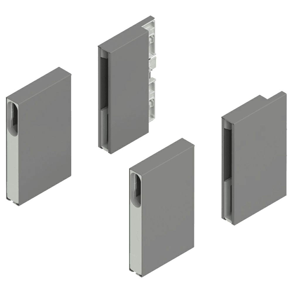 Merivobox Front/Back Boxcover E-Height, Indium Gray Matte