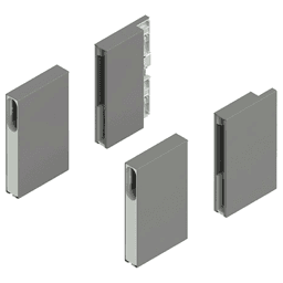 Merivobox Front/Back Boxcover E-Height, Indium Gray Matte