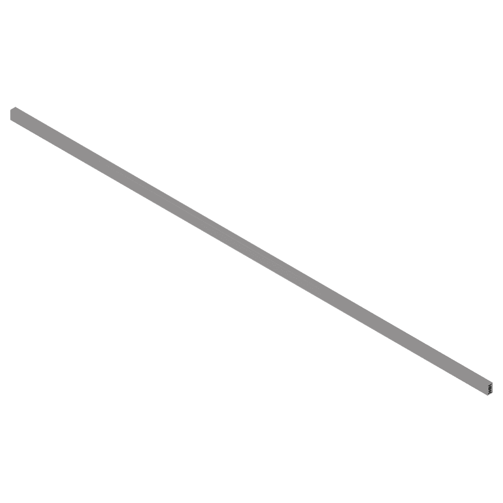 Merivobox Cross Gallery Rail, Indium Gray Matte, 41-45/64"