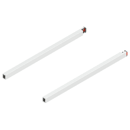 Merivobox Longside Gallery Rail, Silk White Matte, 400mm