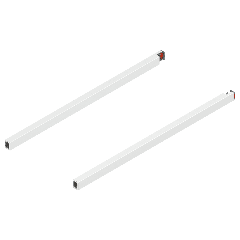 Merivobox Longside Gallery Rail, Silk White Matte, 450mm