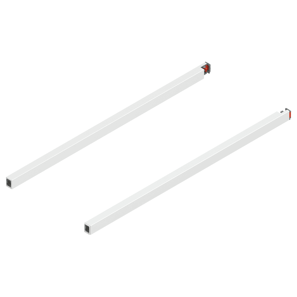 Merivobox Longside Gallery Rail, Silk White Matte, 500mm