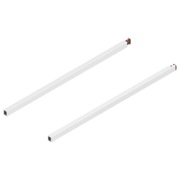 Merivobox Longside Gallery Rail, Silk White Matte, 550mm